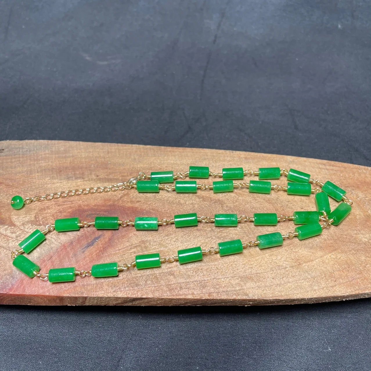 Necklaces - Xanh Ngọc Đính Hạt Vòng Cổ