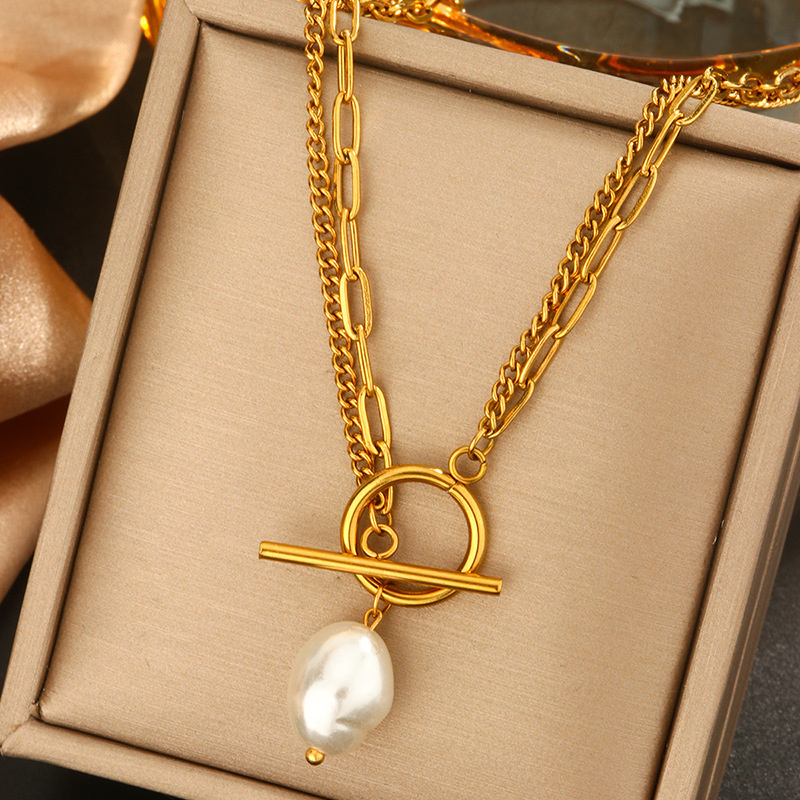 Pearl Choker Necklace Vintage - Trend Elegant Jewelry Wedding Big Pearl