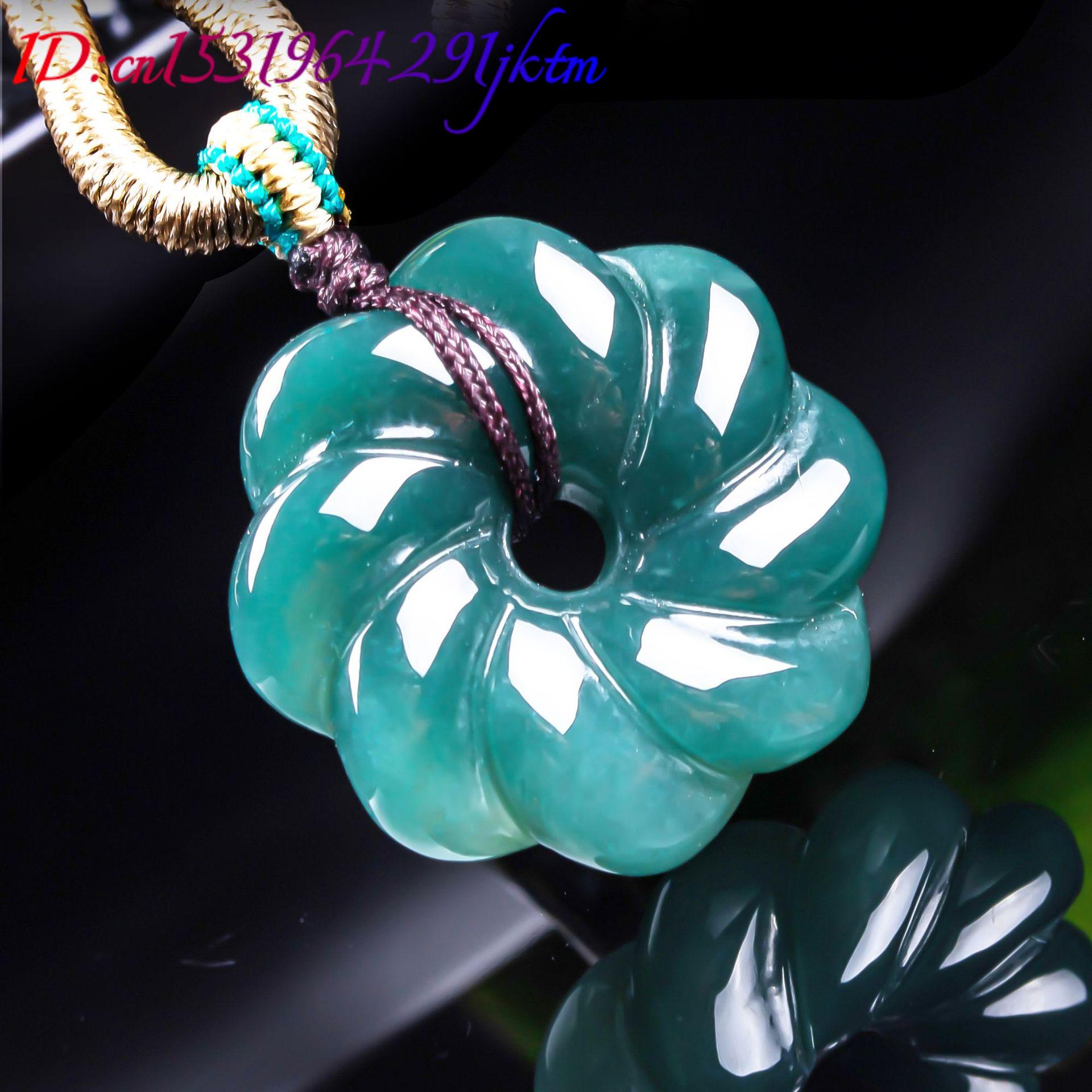 Natural Burmese Jadeite Flower - đánh giá và giá Necklaces