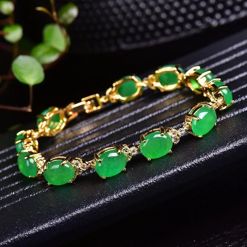 Tự Nhiên Xanh Ngọc Mã Não Vòng - đánh giá và giá Bracelets