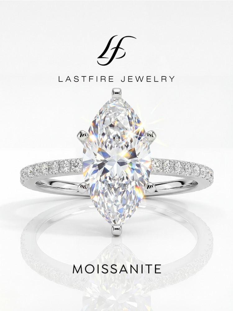 Real 2ct Real Moissanite Diamo - đánh giá và giá Moissanite Engagement Ring 1 Carat