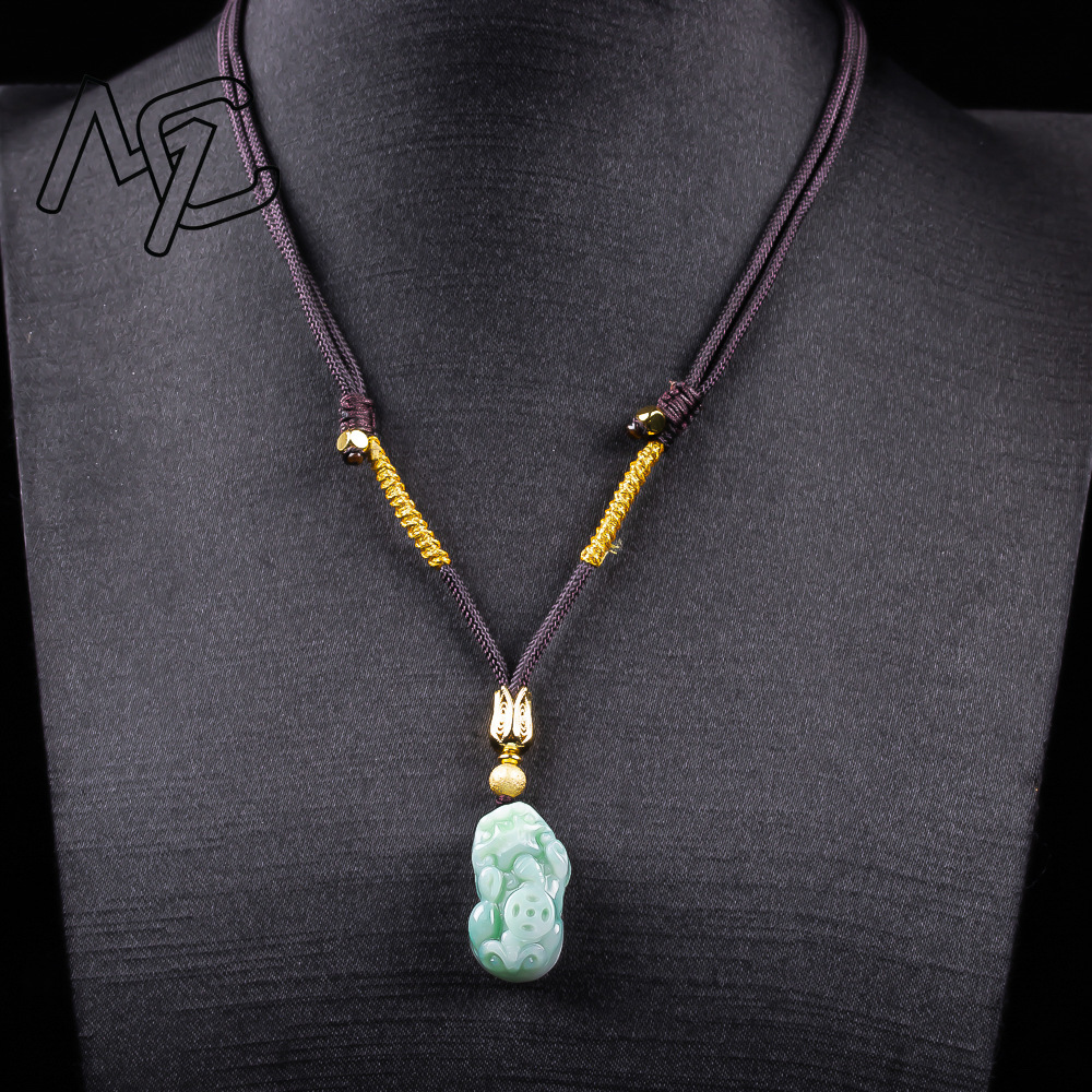 Natural Burmese A Emerald Pea  - đánh giá và giá Necklaces