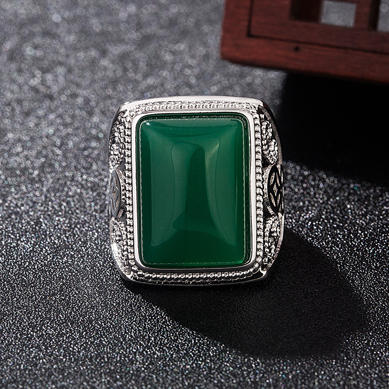 Green Natural Jade Rings Real  - đánh giá và giá Rings