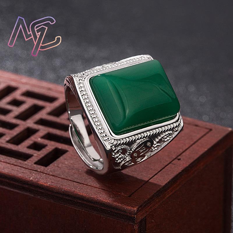 Green Natural Jade Rings Real  - đánh giá và giá Rings