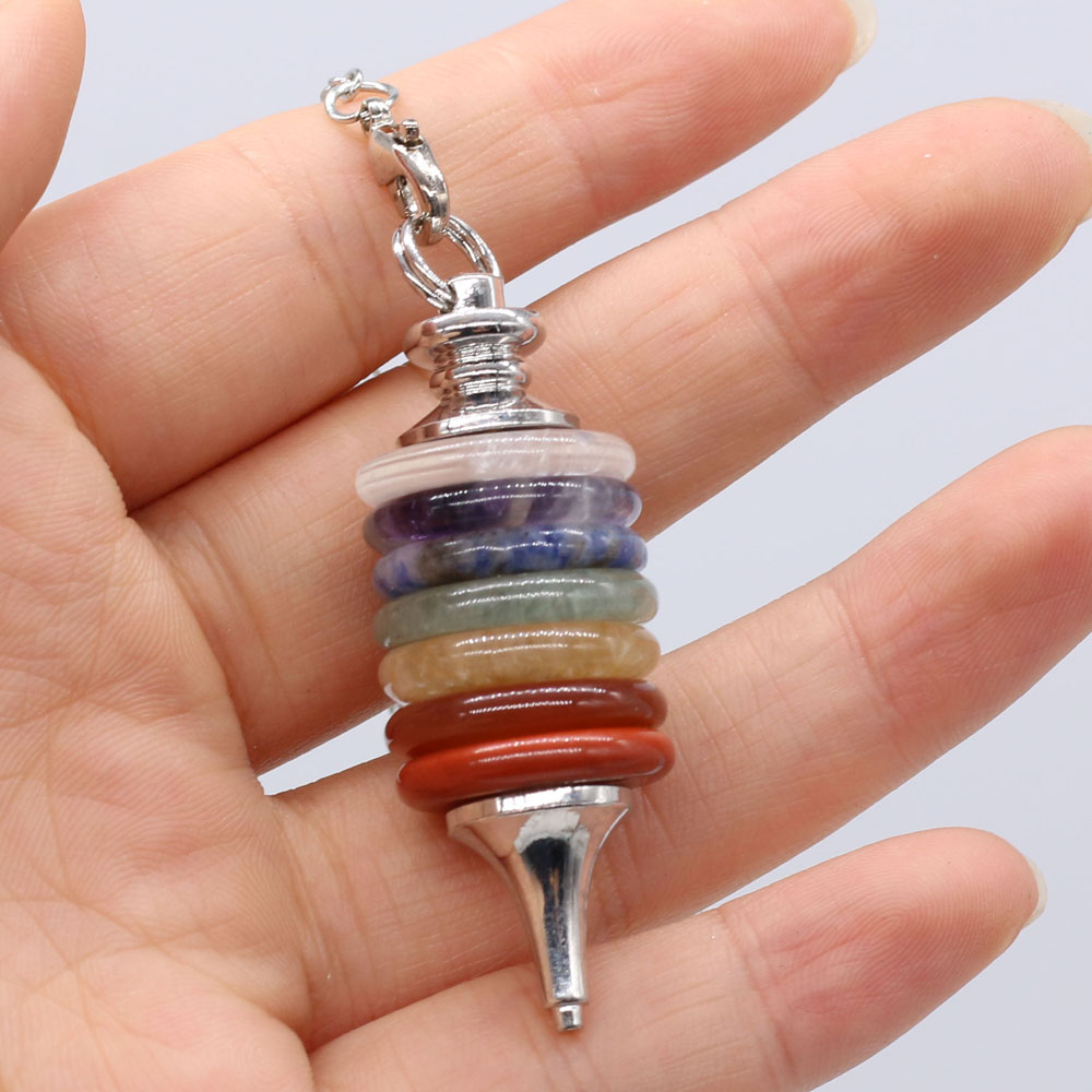 Đá Tự Nhiên Luân Xa Con Lắc Ra - đánh giá và giá Crystal Pendant Necklace Natural Stone