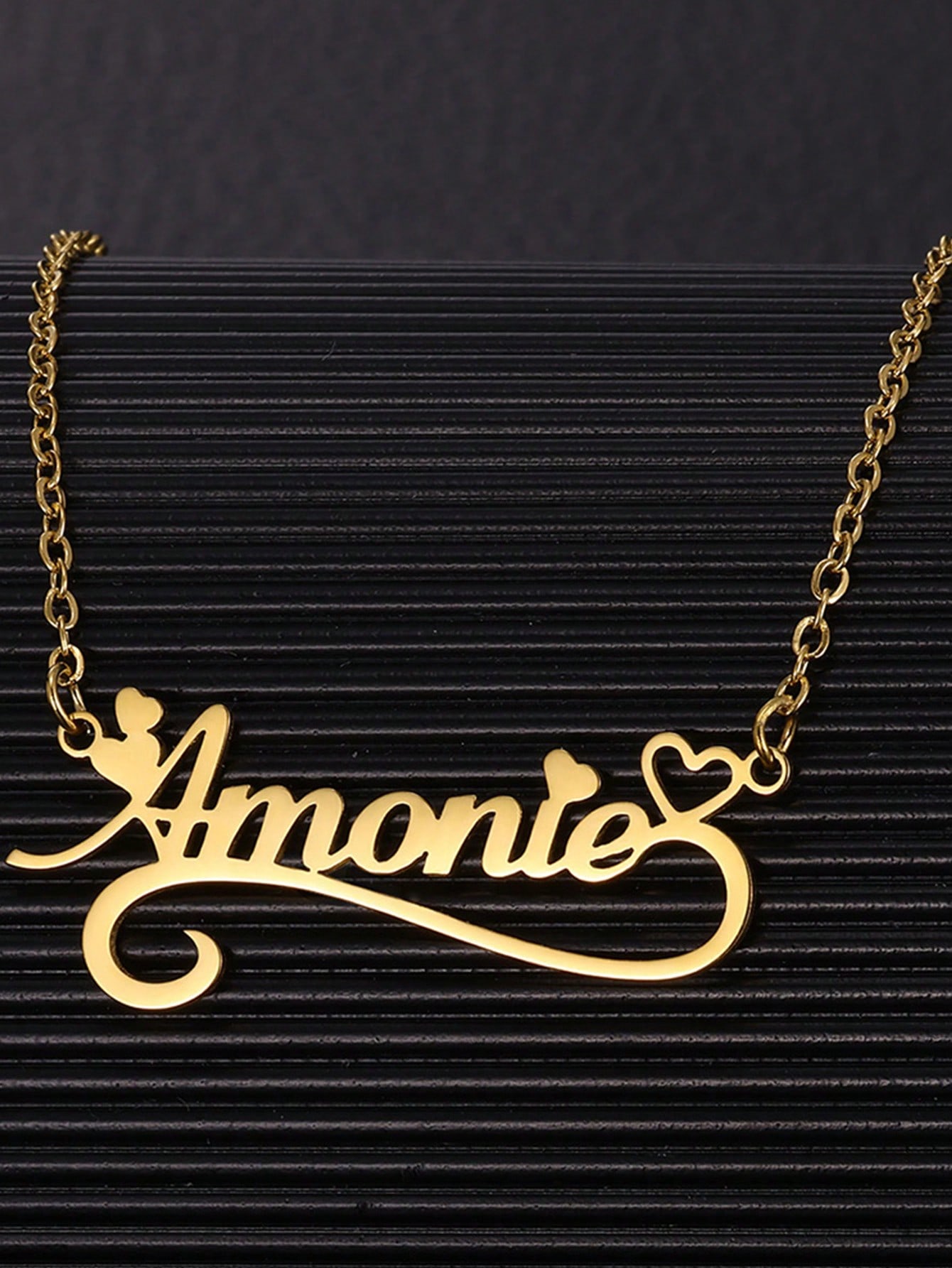 Custom Name Hollow Heart Neckl - đánh giá và giá Custom Name Necklace Stainless Steel