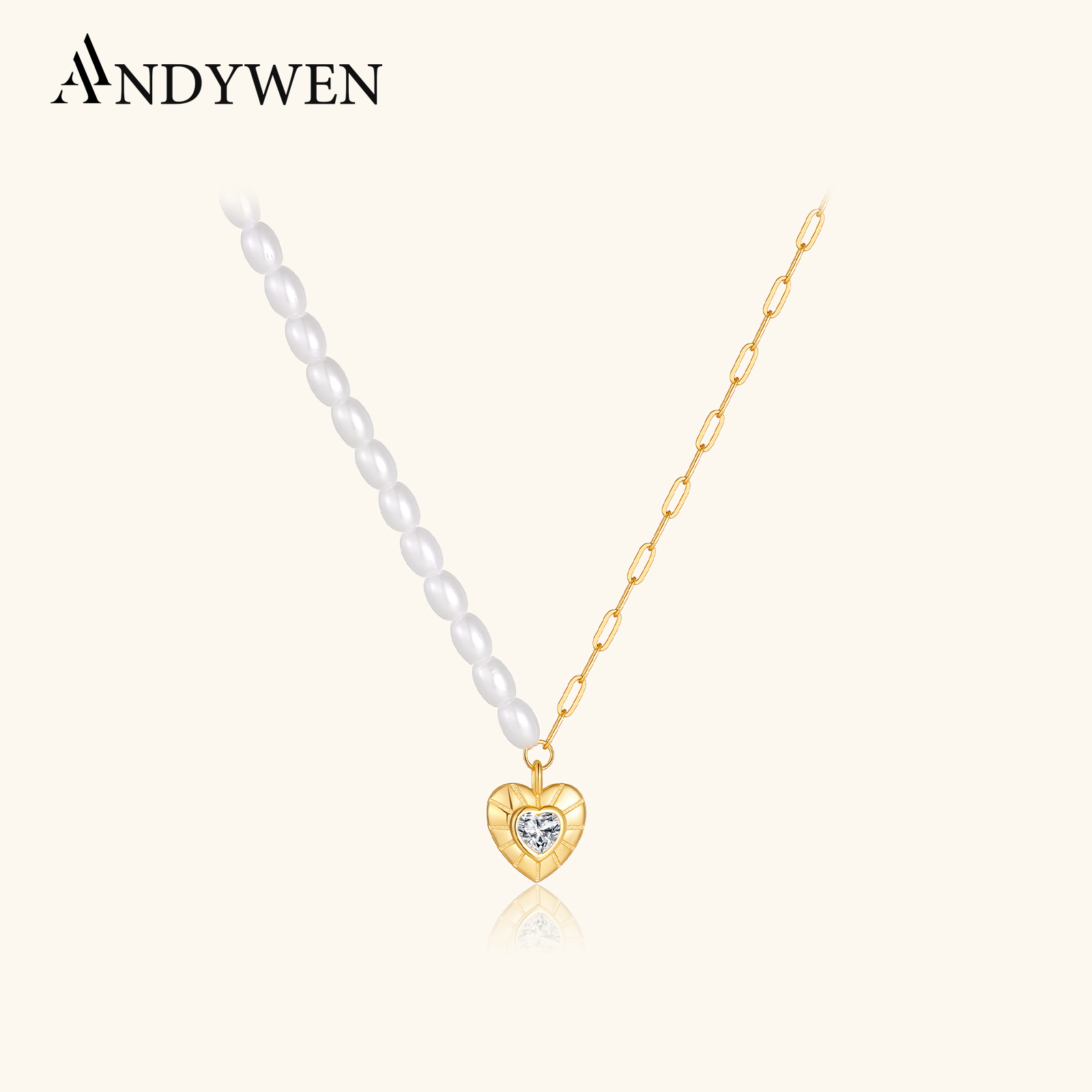 ANDYWEN 925 Sterling Silver As - đánh giá và giá Pearl Choker Necklace Vintage