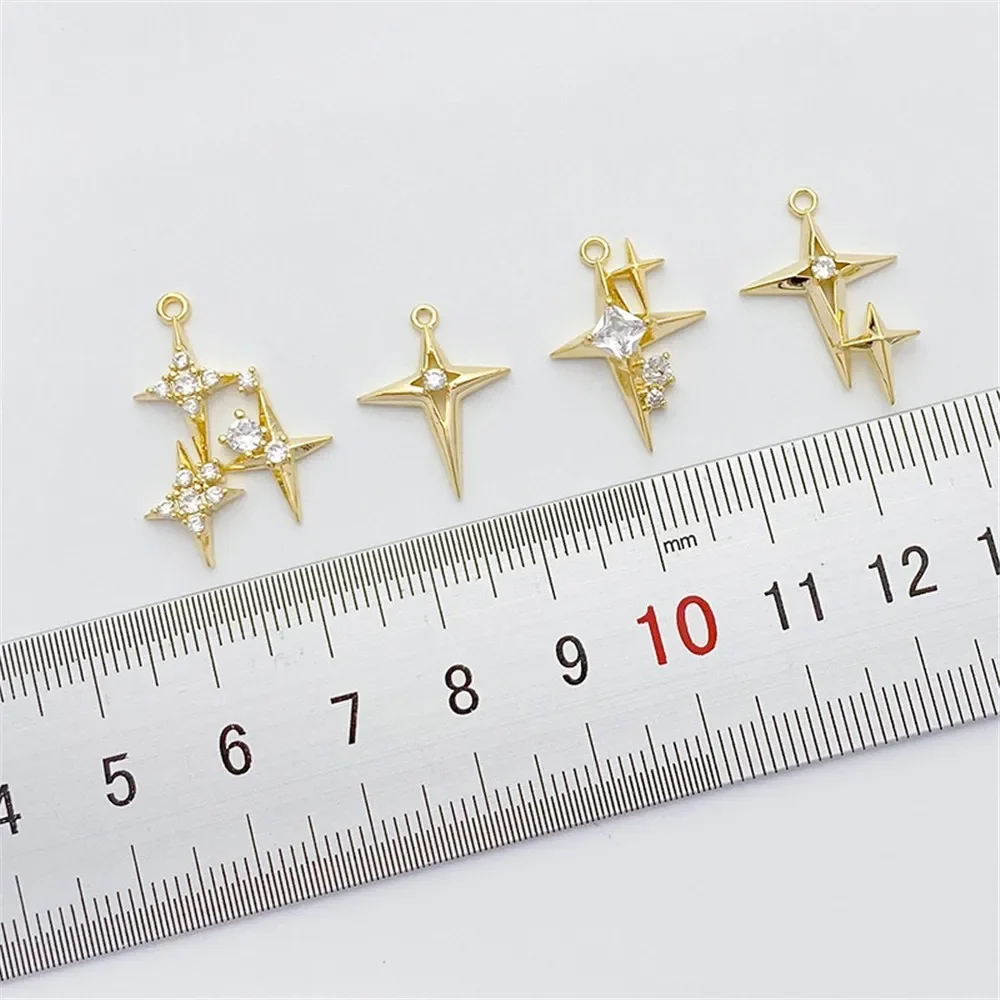 14K Gold-plated Micro-inlaid Z - đánh giá và giá Cross Pendant Necklace Gold