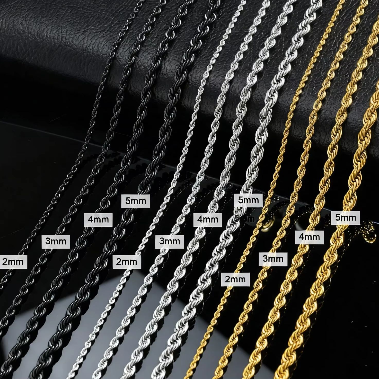 Áo Dây Dài Bằng Thép Không Gỉ  - đánh giá và giá Cuban Link Chain 12Mm