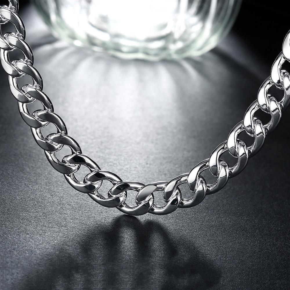 925 Sterling Silver 10MM 20/22 - đánh giá và giá Cuban Link Chain 12Mm