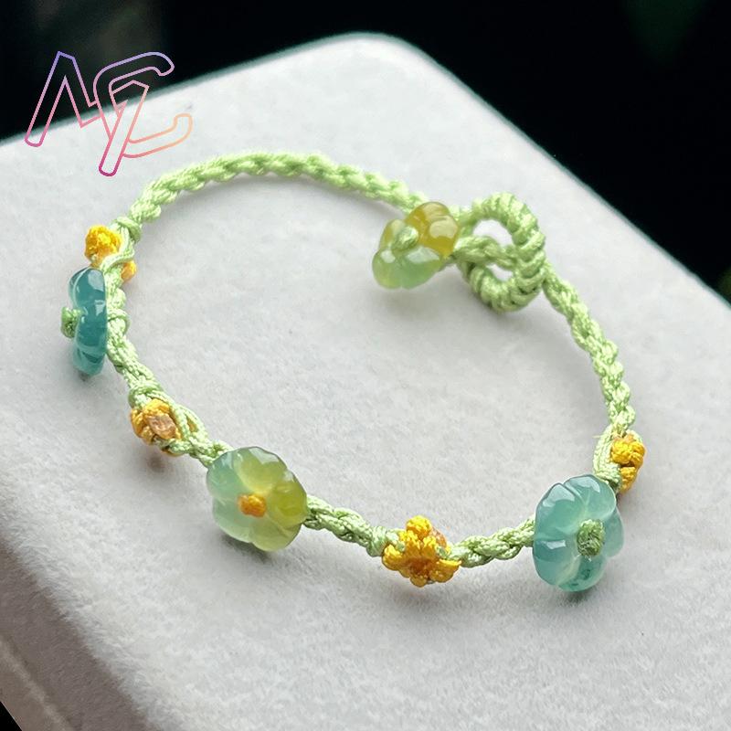 Myanmar Jadeite Flower Bracele - đánh giá và giá Bracelets