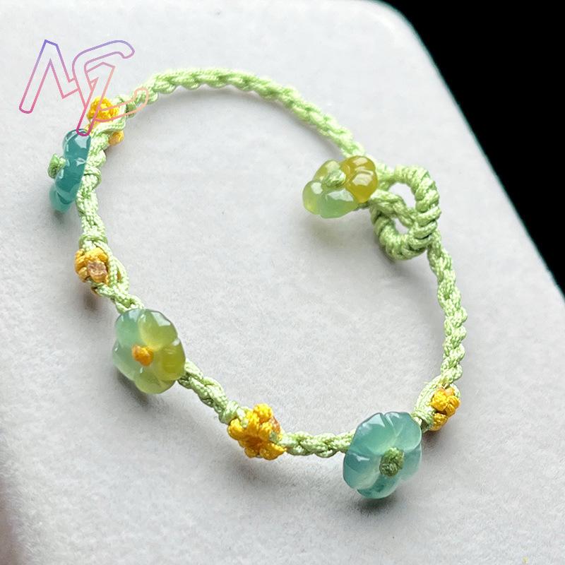 Myanmar Jadeite Flower Bracele - đánh giá và giá Bracelets