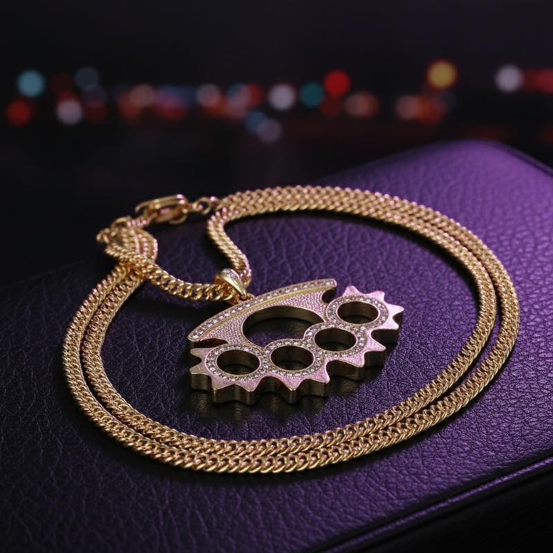 Y2K Punk Stainless Steel Penda - đánh giá và giá Layered Pendant Necklace Aesthetic