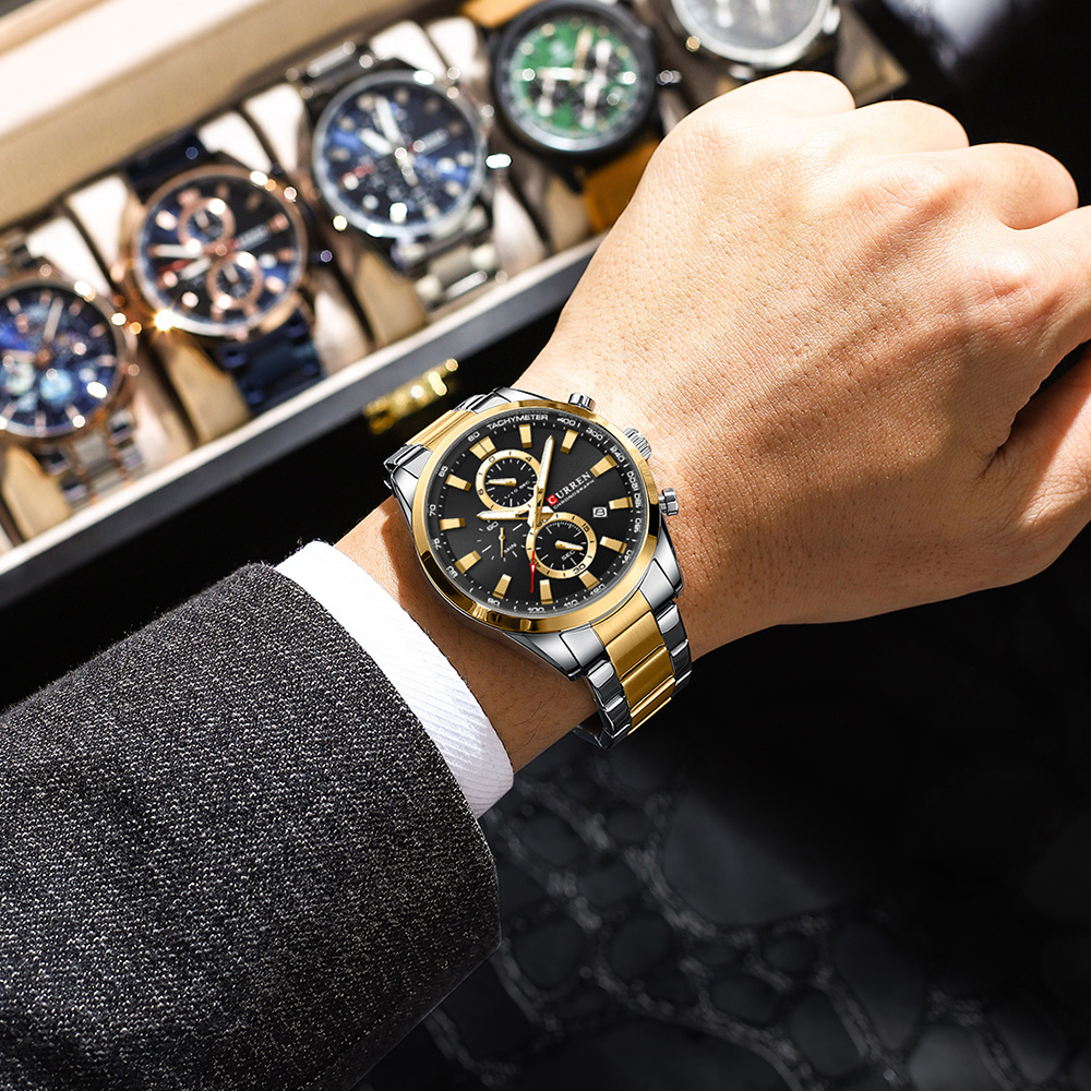 CURREN Casual Quartz Chrono Sp - đánh giá và giá Watch Accessories