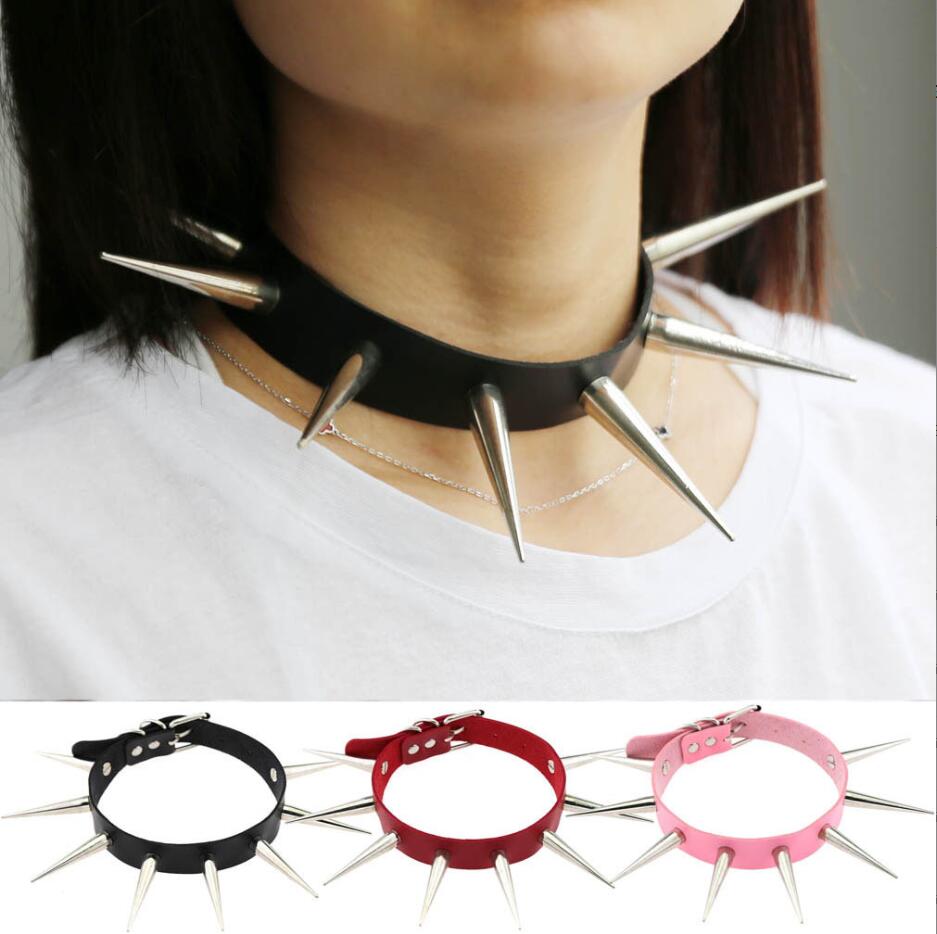 Emo Spike Choker Punk Collar F - đánh giá và giá Goth Punk Spike Choker