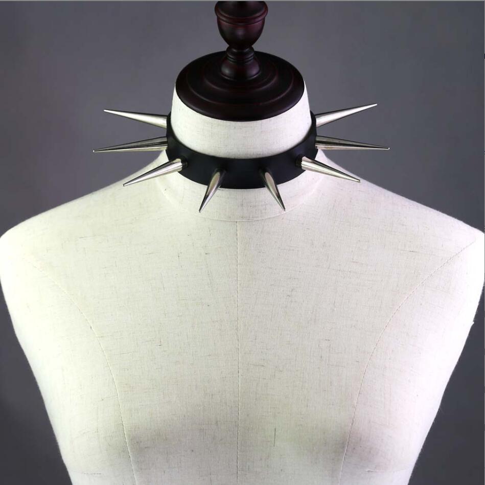 Emo Spike Choker Punk Collar F - đánh giá và giá Goth Punk Spike Choker