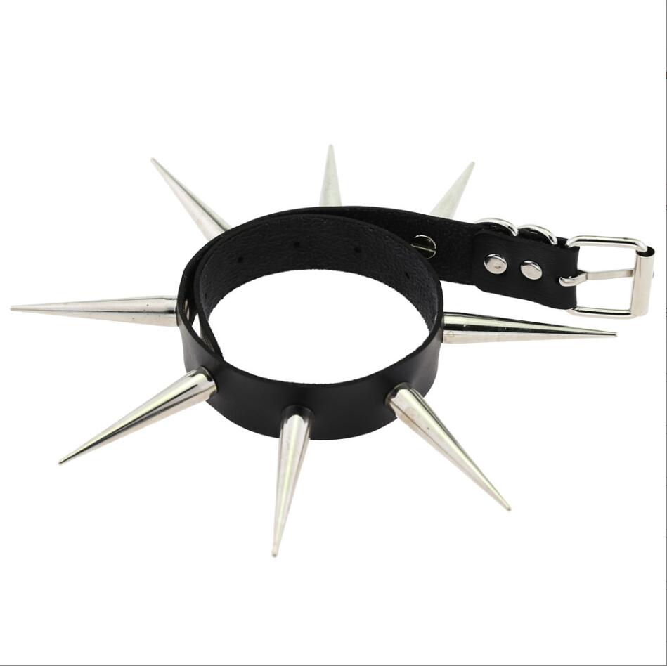 Emo Spike Choker Punk Collar F - đánh giá và giá Goth Punk Spike Choker