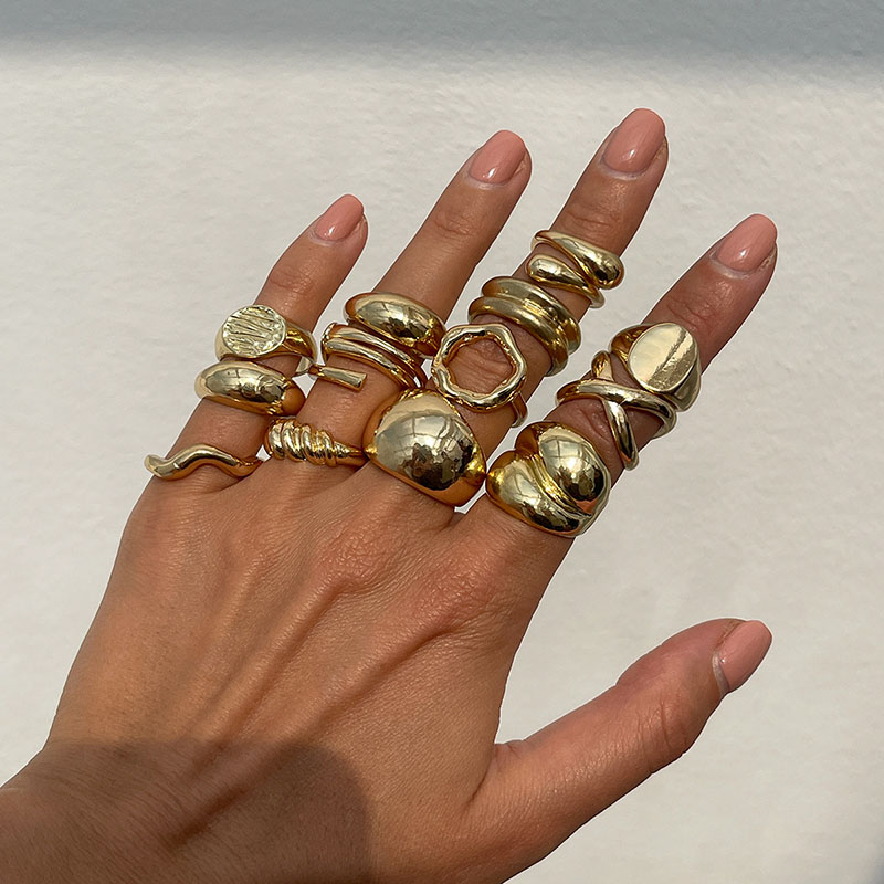 Fashion Vintage Metal Rings Fo - đánh giá và giá Vintage Punk Knuckle Rings Set