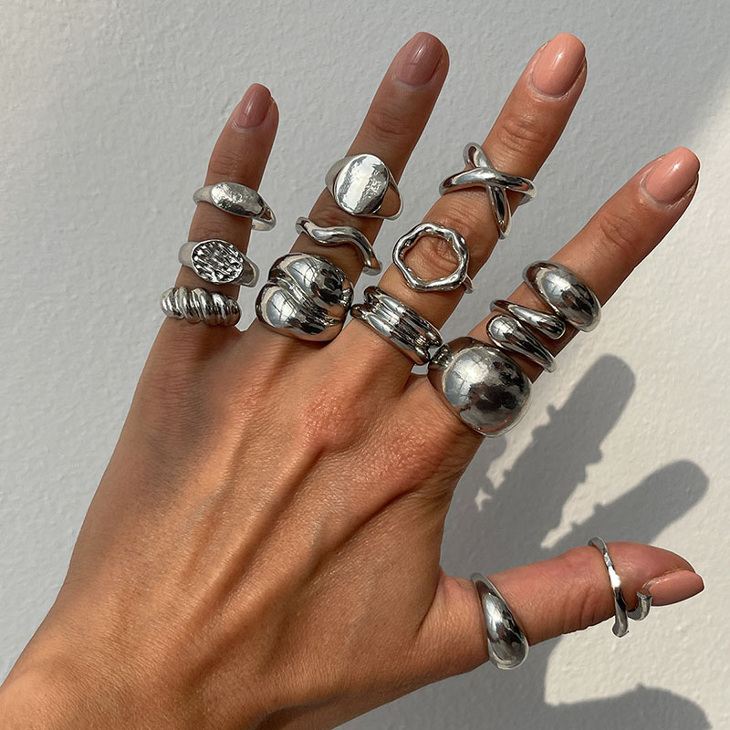 Fashion Vintage Metal Rings Fo - đánh giá và giá Vintage Punk Knuckle Rings Set
