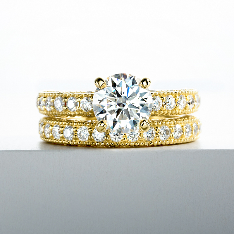 Ring Set For Women 925 Sterlin - đánh giá và giá Moissanite Engagement Ring 1 Carat