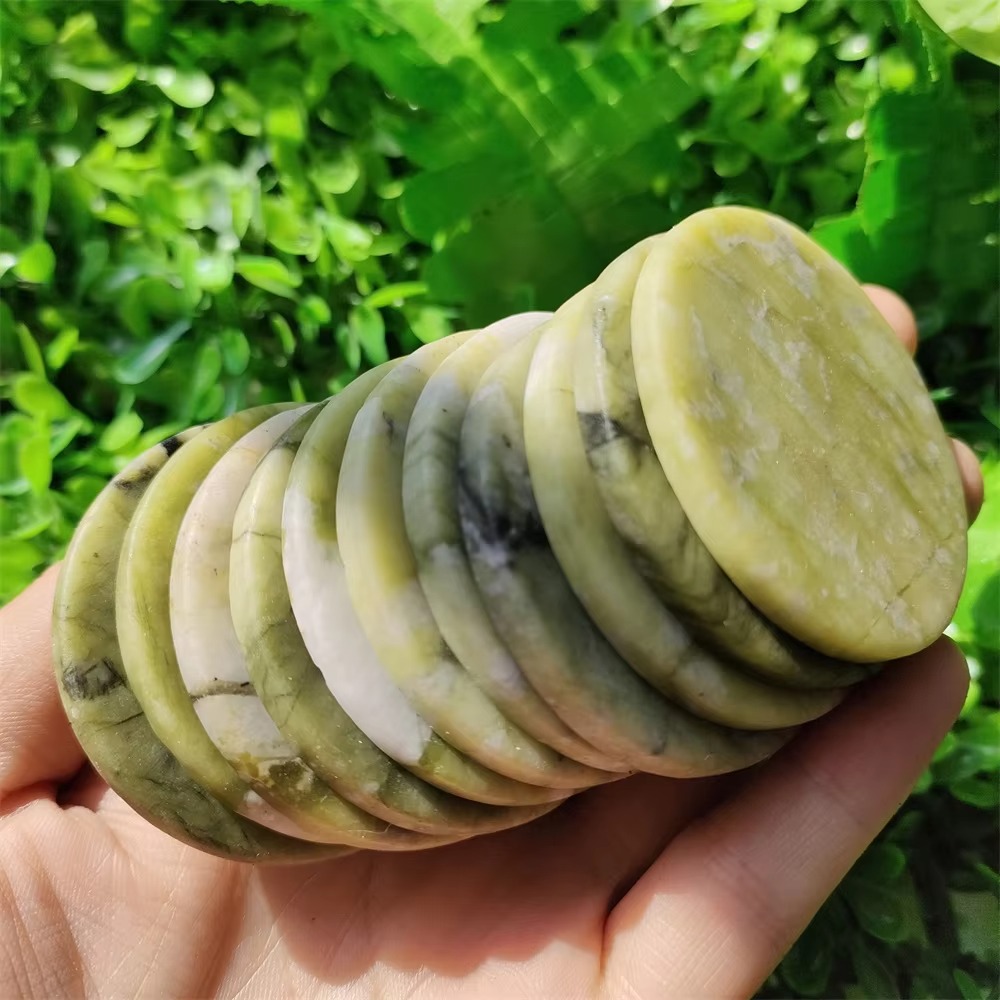 Natural Crystal Slab Slice Jad - đánh giá và giá Crystal Pendant Necklace Natural Stone