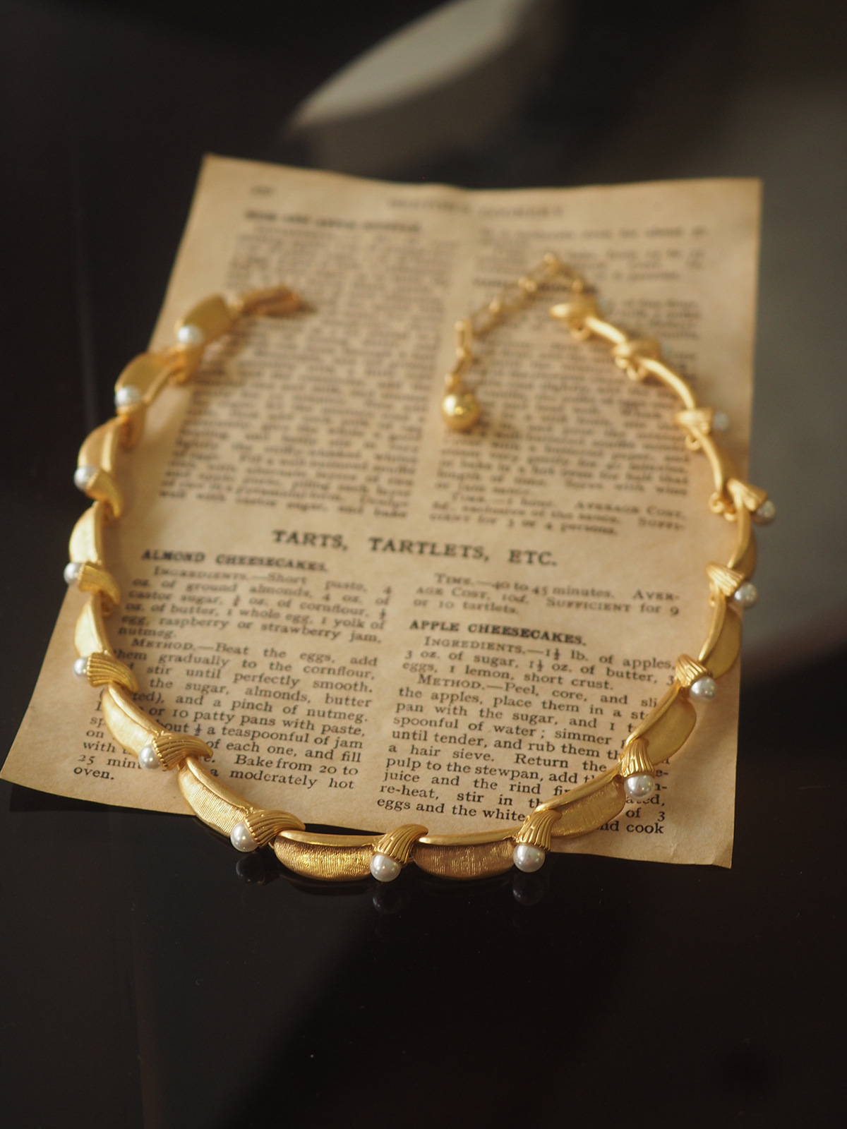 Europe and America French styl - đánh giá và giá Pearl Choker Necklace Vintage