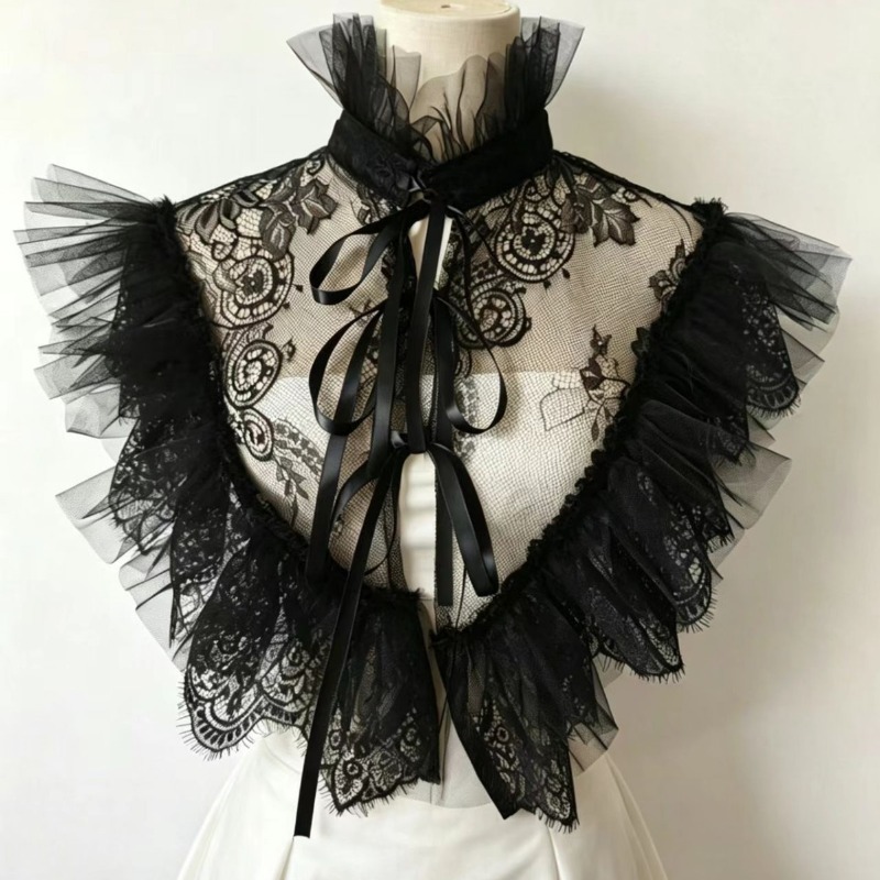 Gothic Style Lace Tulle False  - đánh giá và giá Necklaces