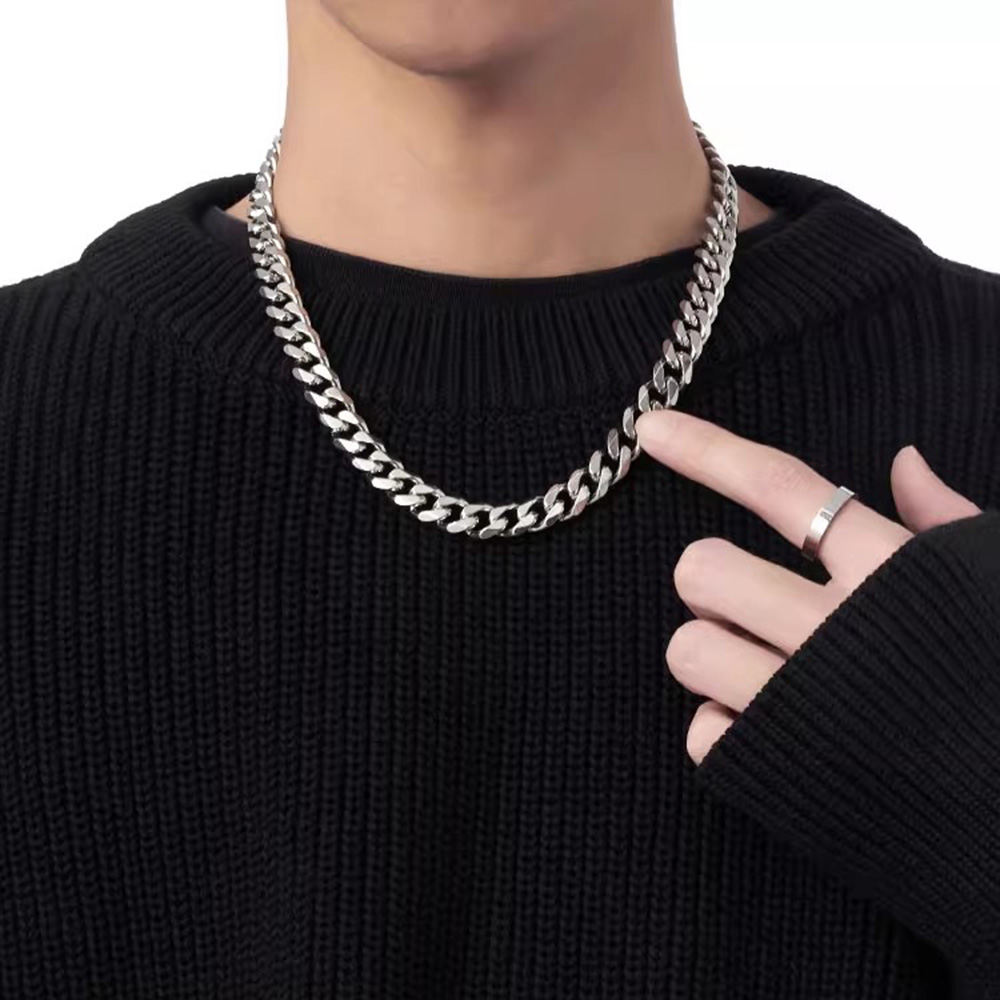3/5/7mm Stainless Steel Cuban  - đánh giá và giá Cuban Link Chain 12Mm
