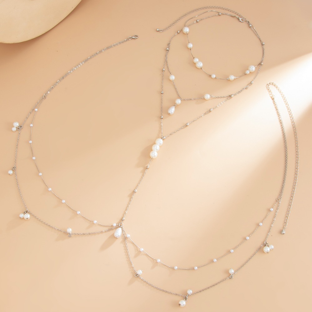 Multi Layer Imitation Pearl Ne - đánh giá và giá Body Jewelry