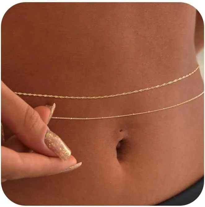 14k Gold Plated 26-33Inch Adju - đánh giá và giá Body Jewelry