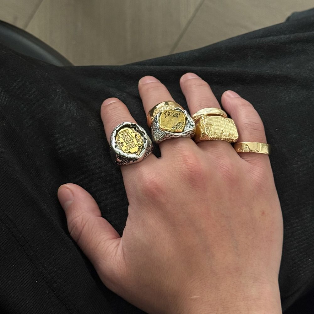 Finger Rings Sets 6Pcs/Set Geo - đánh giá và giá Vintage Punk Knuckle Rings Set