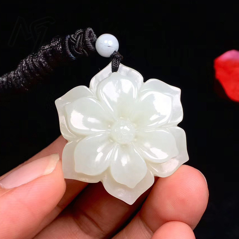 Natural Chinese White Jade Pen - đánh giá và giá Necklaces