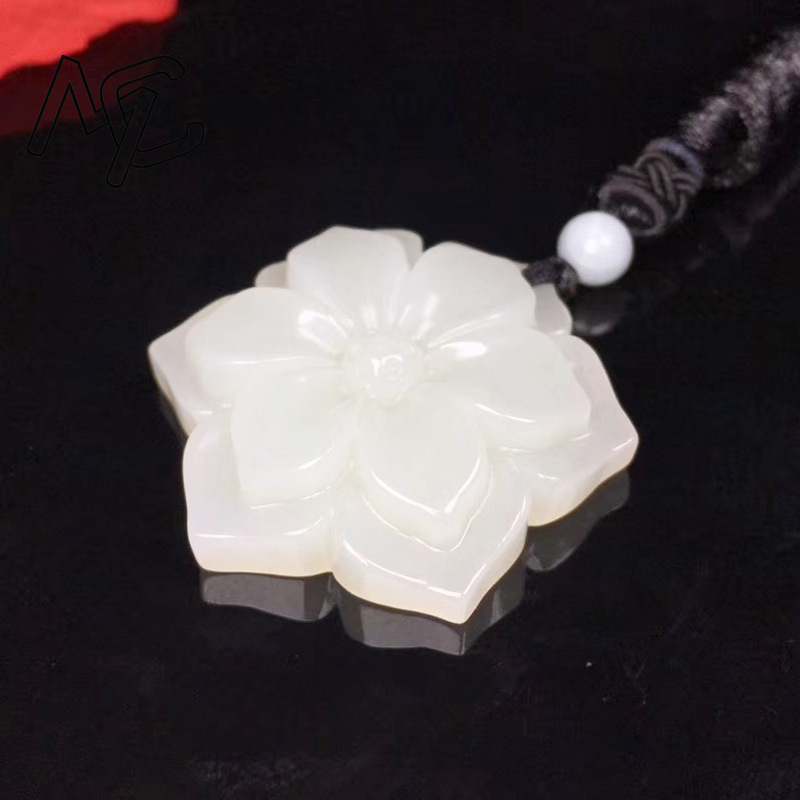 Natural Chinese White Jade Pen - đánh giá và giá Necklaces