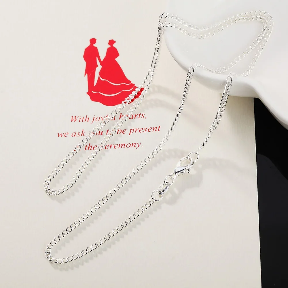 925 Sterling Silver 40-75CM LO - đánh giá và giá Cuban Link Chain 12Mm