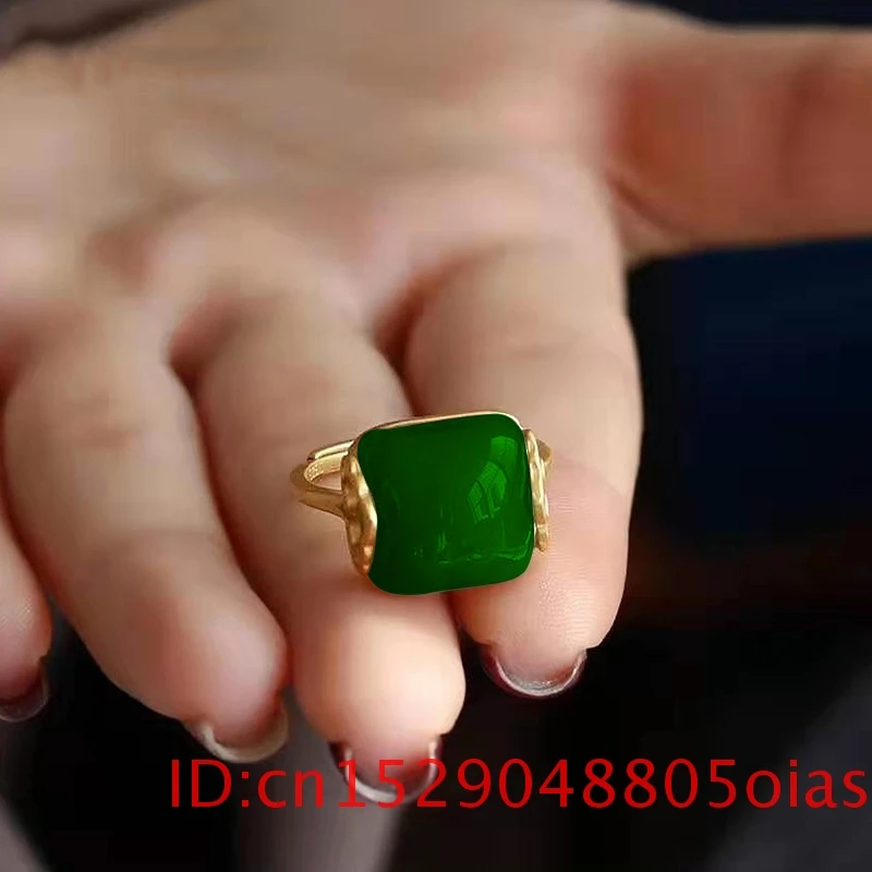 Tự Nhiên Ngọc Bích Hetian Nhẫn - đánh giá và giá Rings
